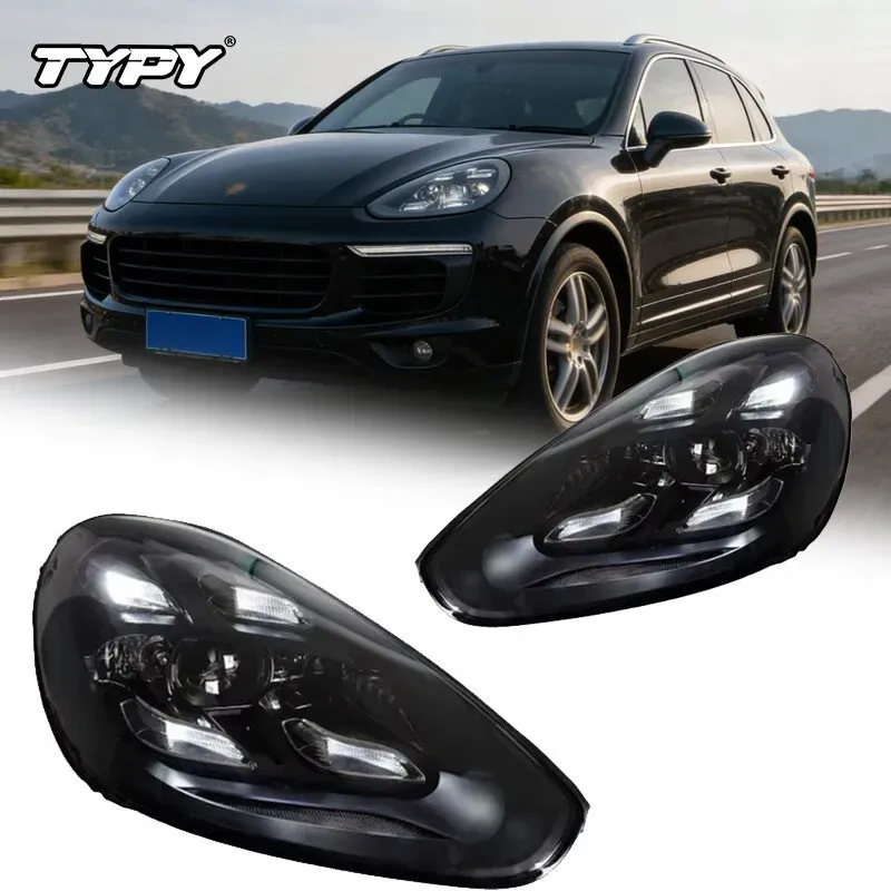 TYPY Autoleuchten LED-Scheinwerfer für Porsche Cayenne 958.2 (2015–2018), Upgrade 2020, Matrix-Scheinwerfer