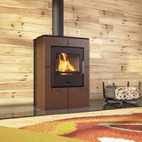 HS Flamingo EVENES Kaminofen Samet Brown 9 kW Kamin Ofen Holzofen