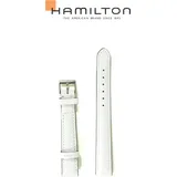 Hamilton Leder Jazzmaster Band-set Leder-weiss-14/12 H690.322.109 - weiß