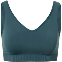 Tchibo - Seamless-Sport-Bustier - Damen - Gr. S - smaragdgrün