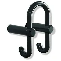 Hewi 801 Garderoben-Doppelhaken 801.90.03118 senfgelb, Haken nach hinten