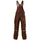 Fortis Latzhose 24, braun/beige,Gr.58