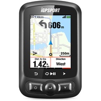iGPSPORT Fahrradcomputer iGS620 GPS mit dem Trittfrequenzsensor Geschwindigkeitssensor Herzfrequenzsensor mit Straßenkarte Navigation Navi Fahrradcomputer Funk Kabellos Kompatibel