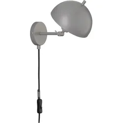 Wandleuchte "Kia", grau, H: 25cm, SCHÖNER WOHNEN-KOLLEKTION, Lampen