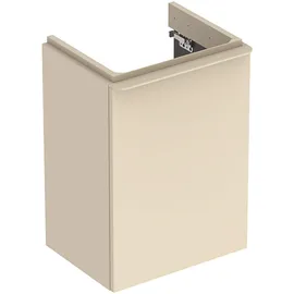 Geberit Waschtischunterschrank 1 Tür 44,2 x 61,7 x 35,6 cm Sandgrau Hochglanz