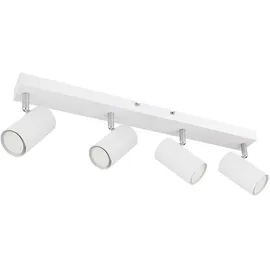 GLOBO Deckenlampe Spot 4 flammig 4x 4,5W rechteckig weiß
