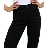 Angels Dolly Jeans Straight Fit in Schwarz-D34 / L28