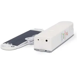 Nedis Vorhang Roboter Kabelanlage Flächenvorhänge Raffrollos Rollos Solar Powered 2000 mAh Bluetooth® Weiss