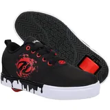 Heelys Kids' Pro 20 Prints, Schwarz/Rot, 6 Big Kid - 38 EU