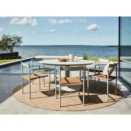 Brafab Peace Gartentisch Ø 150 x 73 cm Hellgrau