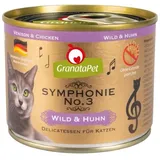 GranataPet Symphonie Nr. 3 Wild & Huhn 6 x 200 g