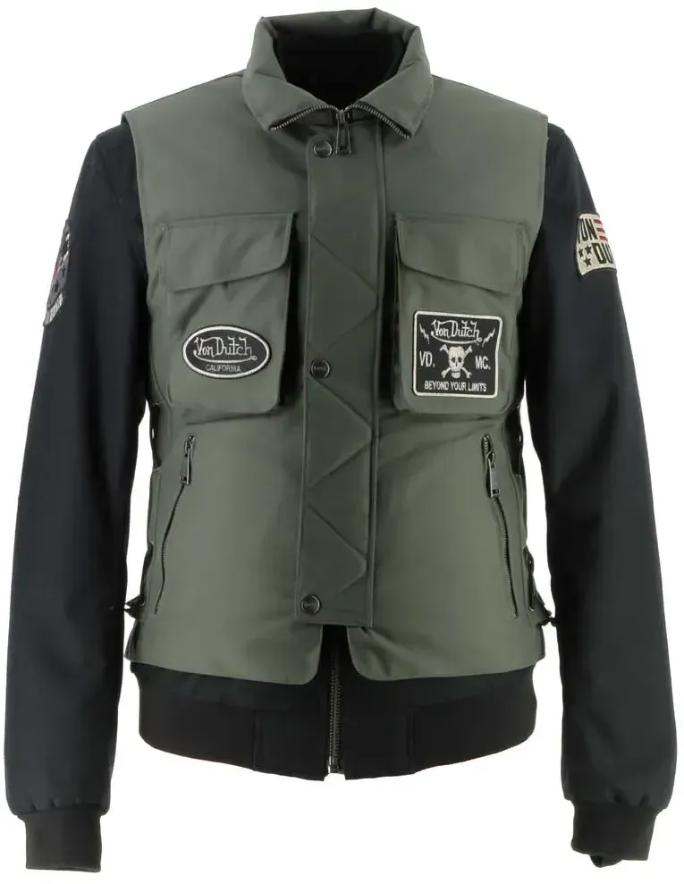 Von Dutch Airborn Jacke - KAKI - S