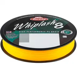 Berkley Angelschnur Whiplash8 (gelb, 150 m), Ø mm: 0,20