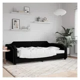 vidaXL Tagesbett 90 x 200 cm schwarz