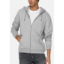 Only & Sons Sweatjacke 'Ceres' grau
