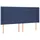 vidaXL Kopfteil mit Ohren Blau 183x16x118/128 cm Stoff