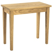 Haku-Möbel Beistelltisch Massivholz, eiche geölt, B 56 x T 30 x H 52 cm