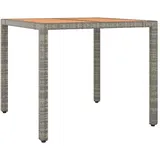 vidaXL Gartentisch 90 x 75 x 90 cm Grau