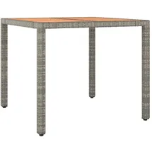 vidaXL Gartentisch 90 x 75 x 90 cm Grau