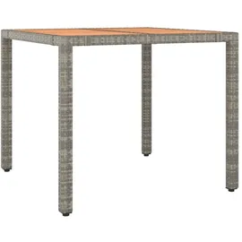 vidaXL Gartentisch 90 x 75 x 90 cm Grau