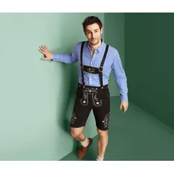 Tchibo - Trachten-Lederhose - Herren - Gr. 52 - dunkelbraun