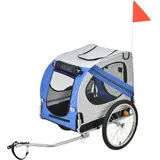 Fahrradanhänger Anhänger Hundeanhänger Hunde Transport Fahrrad Trailer Blau