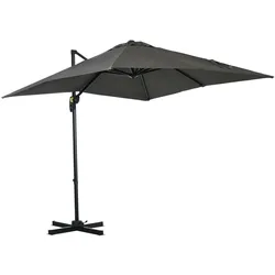 Outsunny Sonnenschirm Metall, Polyester