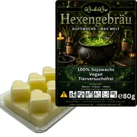 WonderWax Duftwachs Wax Melts für Duftlampe, 6 Herzen Duftmelt Wachsmelt Sojawachs Duftwachs Würfel für Raumdüfte, Wachs Duftöl Winter Indoor Schmelzen für Aromalampe Hexengebräu