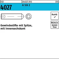Industrial Quality Supplies ISO 4027 Gewindestifte mit Spitze &