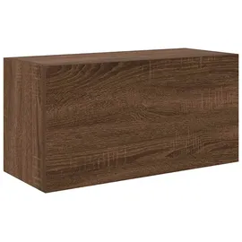 vidaXL Bad-Wandschrank 60 x 25 x 30 cm Braun Eichen-Optik