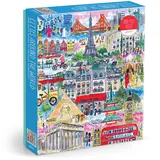 abrams and chronicle books iwuk Michael Storrings Around the World 1000pc Book Puzzle
