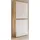 inn.furn Assino Mehrzweckschrank 70 x 175 x 37 cm Weiß/Eiche