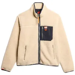 Superdry  Fleecepullover Retro Vintage  in Beige, EU XXL