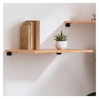 vidaXL Wandregal 60 x 50 x 2 cm Hellbraun