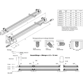 Hera LED-Langfeldleuchte 18W 895mm