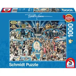Schmidt Spiele - Puzzle - Hollywood, 1000 Teile