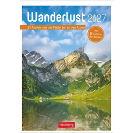 Harenberg Wanderlust Wochen-Kulturkalender 2027 Wandkalender