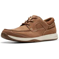 Clarks Herren Sailview Lace, Hellbraunes Nubuk, 42.5 EU - 42.5 EU