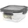 Lind DNA Frischhaltedose quadratisch transparent 14 x 14 x 9,7 cm 0,5 l