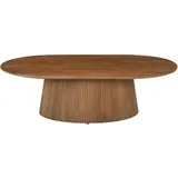 SIT Möbel Couchtisch | ovale Tischplatte | Mango massiv natur | B 120 x T 70 x H 37 cm | 14885-01 | Serie MANGO NATURAL
