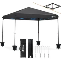 Sekey One-Touch Pop Up Pavillon 3x3 Wasserdicht Stabil Winterfest,