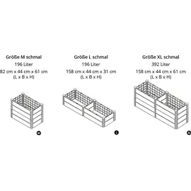 KHW Demeter XL 158 x 82 x 61 cm anthrazit