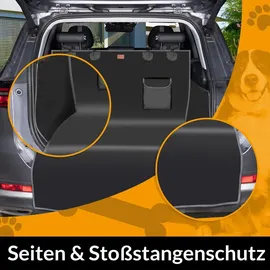 Kingsleeve Kofferraumschutz Universal Wasserabweisend Kratzfest Ladekantenschutz Pflegeleicht 600D Oxford Universal Schondecke Kofferraummatte Hund
