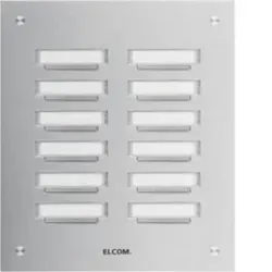 Elcom 5212281 KVM-12/2 Klingelplatte 12/2 UP ESTA