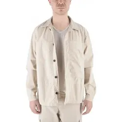 Devid Label  Jacken Sandfarbenes Gabardine-berhemd  in Beige, EU L / 36