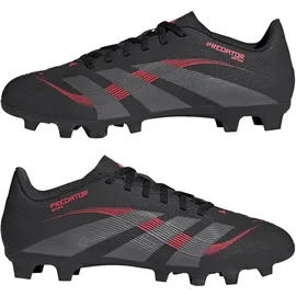 adidas Predator Club MG/FG Herren Core Black/Grey Four/Lucid Red 40 2/3