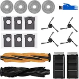 Spofan Zubehör Ersatz für L50/L50S/L40s Pro Ultra/X50 Ultra Complete 1 Hauptbürste/2 Filter/4 Seitenbürsten/4 Mopp Wischtücher/6 Staubbeutel
