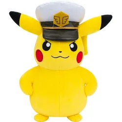 Pokémon - Pikachu Flugkapitän aus "Horizonte" Plüsch, 20cm