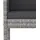vidaXL Gartenbar-Set 5-tlg. Grau