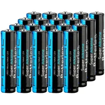 Pearl 20er-Set Super-Alkaline-Batterien Typ AAA / Micro, 1,5 Volt